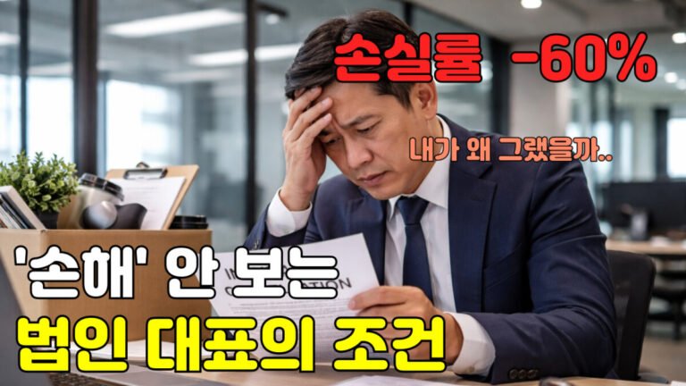 어떤 법인 대표가 보험을 들어야 ‘손해’를 보지 않는가