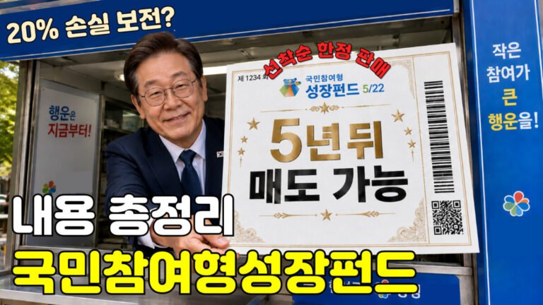 5월 22일 선착순 탑승 국민참여형성장펀드