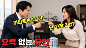Read more about the article 40억 재산, 말로만 유언했다면?｜유언 효력·법정상속·유류분까지
